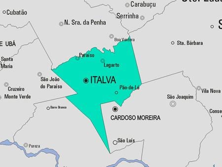 ਨਕਸ਼ਾ ਦੇ Italva ਨਗਰਪਾਲਿਕਾ