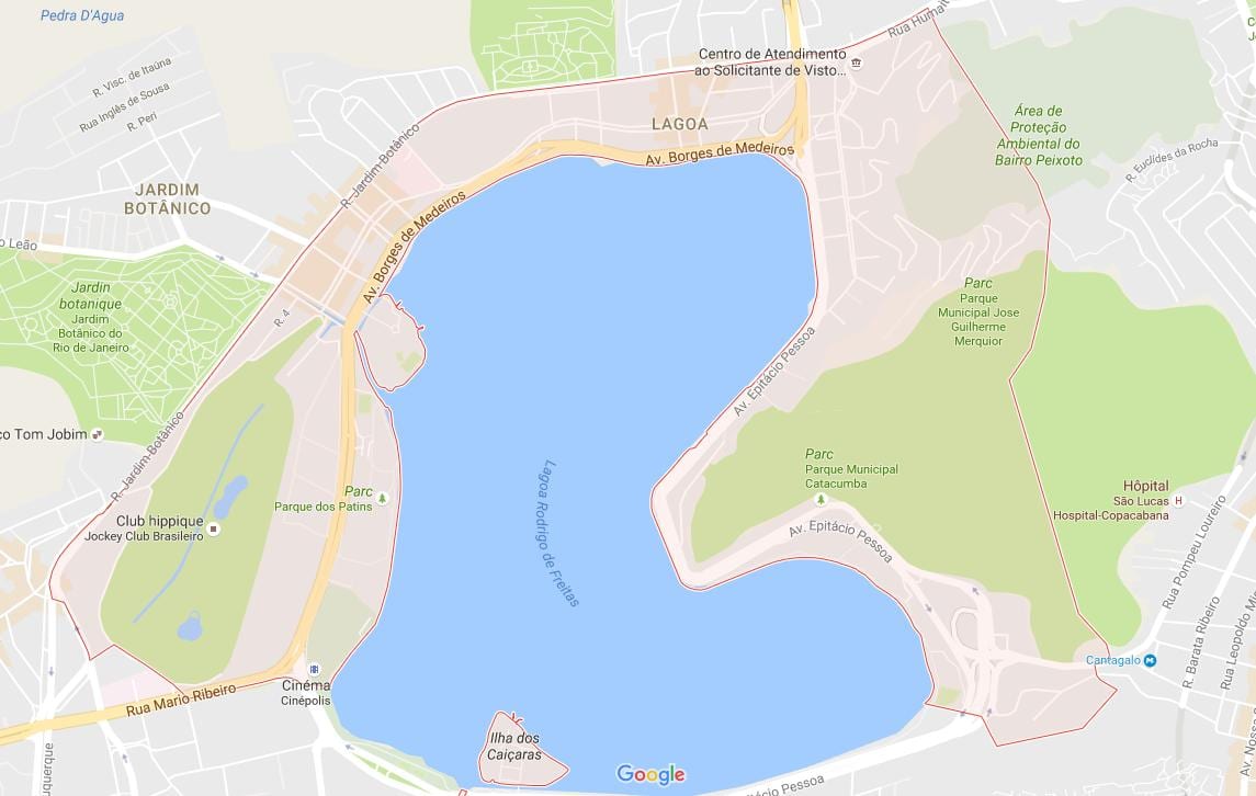 ਨਕਸ਼ਾ ਦੇ Lagoa