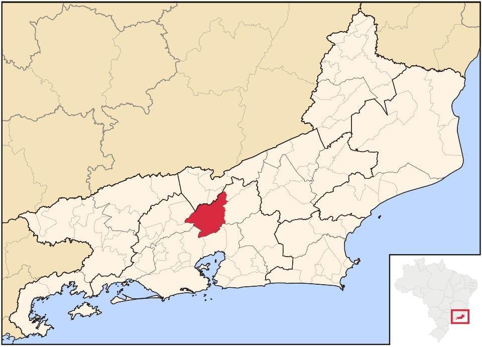 ਨਕਸ਼ਾ ਦੇ Petrópolis