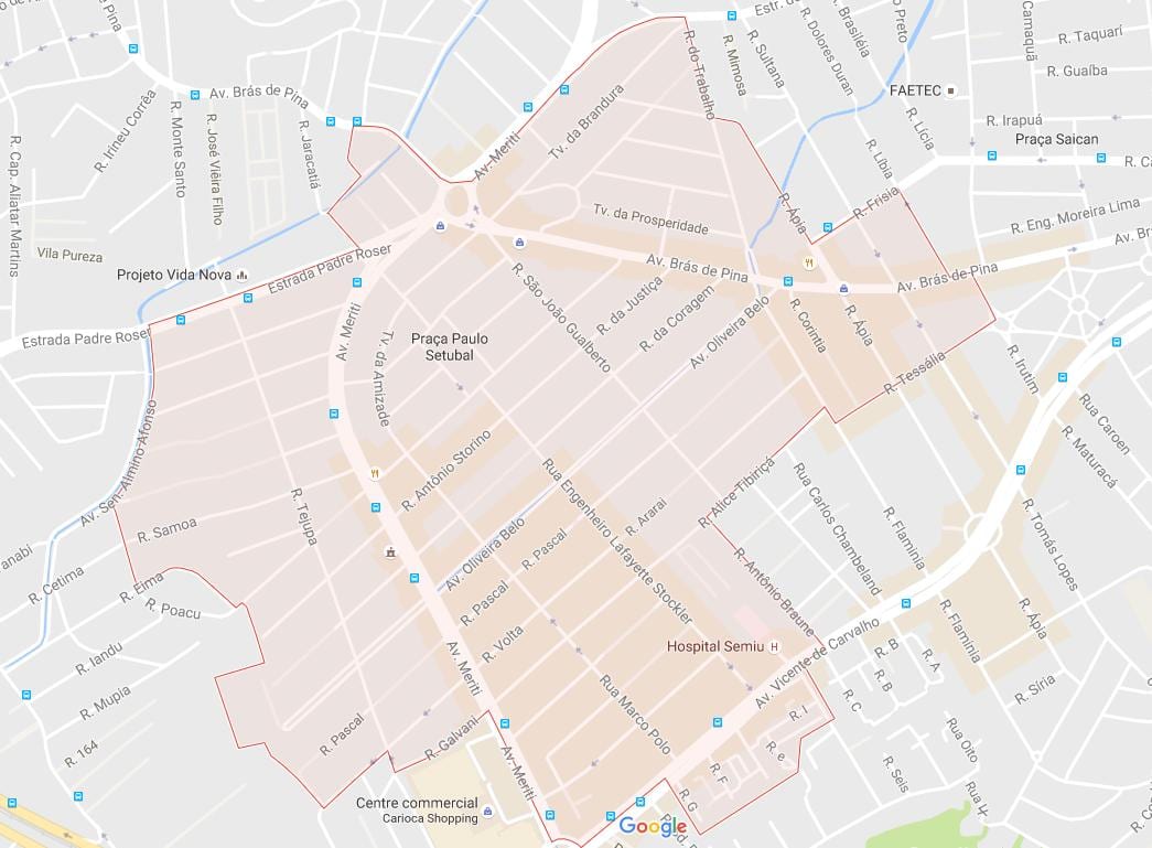 ਨਕਸ਼ਾ ਦੇ Vila da Penha