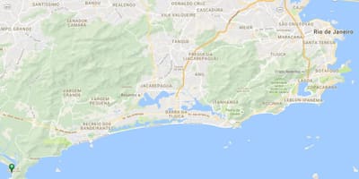ਨਕਸ਼ਾ ਦੇ ਬੀਚ Barra de Guaratiba