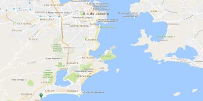 ਨਕਸ਼ਾ ਦੇ ਬੀਚ Vidigal