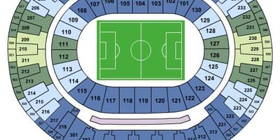ਨਕਸ਼ਾ ਦੇ ਸਟੇਡੀਅਮ Maracanã sièges