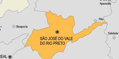 ਨਕਸ਼ਾ ਦੇ ਸਾਓ ਜੋਸੇ ਤੱਕ ਕੀ Vale do Rio Preto ਨਗਰਪਾਲਿਕਾ