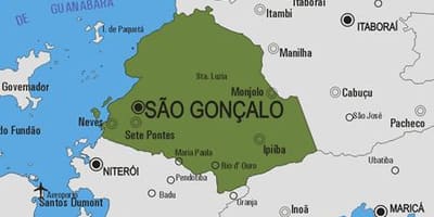ਨਕਸ਼ਾ ਦੇ ਸਾਓ Gonçalo ਨਗਰਪਾਲਿਕਾ