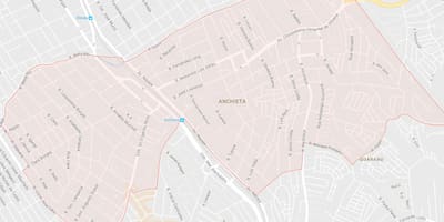 ਨਕਸ਼ਾ ਦੇ Anchieta