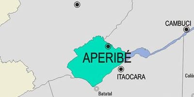 ਨਕਸ਼ਾ ਦੇ Aperibé ਨਗਰਪਾਲਿਕਾ