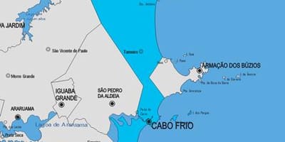 ਨਕਸ਼ਾ ਦੇ Cabo Frio ਨਗਰਪਾਲਿਕਾ