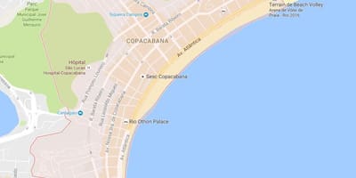 ਨਕਸ਼ਾ ਦੇ Copacabana