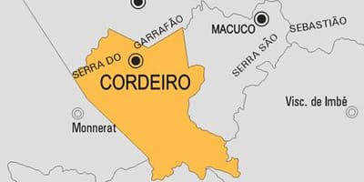 ਨਕਸ਼ਾ ਦੇ Cordeiro ਨਗਰਪਾਲਿਕਾ