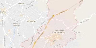 ਨਕਸ਼ਾ ਦੇ Freguesia de Jacarepaguá