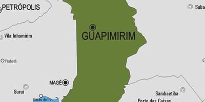 ਨਕਸ਼ਾ ਦੇ Guapimirim ਨਗਰਪਾਲਿਕਾ