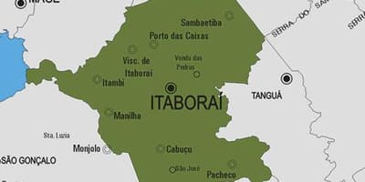 ਨਕਸ਼ਾ ਦੇ Itaboraí ਨਗਰਪਾਲਿਕਾ