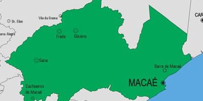 ਨਕਸ਼ਾ ਦੇ Macaé ਨਗਰਪਾਲਿਕਾ
