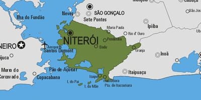 ਨਕਸ਼ਾ ਦੇ Niterói ਨਗਰਪਾਲਿਕਾ
