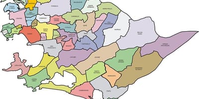 ਨਕਸ਼ਾ ਦੇ Quartiers Niterói