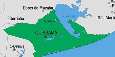 ਨਕਸ਼ਾ ਦੇ Quissamã ਨਗਰਪਾਲਿਕਾ