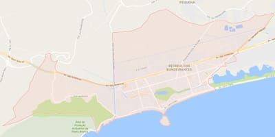 ਨਕਸ਼ਾ ਦੇ Recreio dos Bandeirantes