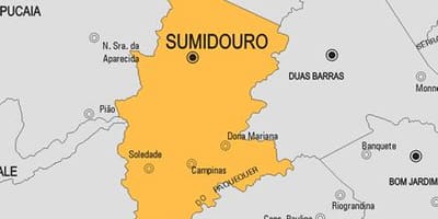 ਨਕਸ਼ਾ ਦੇ Sumidouro ਨਗਰਪਾਲਿਕਾ