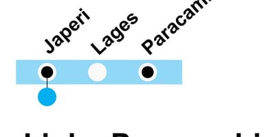 ਨਕਸ਼ਾ ਦੇ SuperVia - ਲਾਈਨ Paracambi