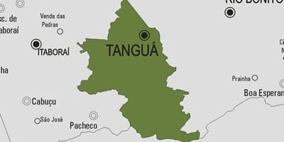 ਨਕਸ਼ਾ ਦੇ Tanguá ਨਗਰਪਾਲਿਕਾ