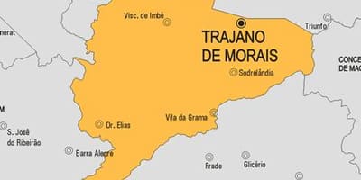 ਨਕਸ਼ਾ ਦੇ Trajano de Morais ਨਗਰਪਾਲਿਕਾ